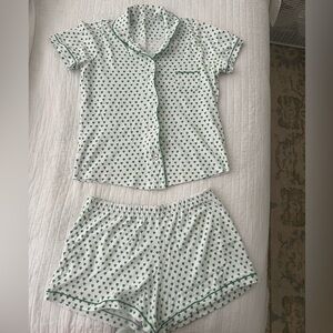 Roller Rabbit Hearts Polo Pajamas